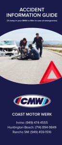 car accident information guide Coast Motor Werk Repair Service Maintenance Mechanics MINI BMW